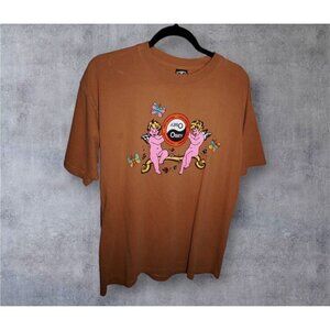 Obey Men's Box T-Shirt Vintage-Inspired